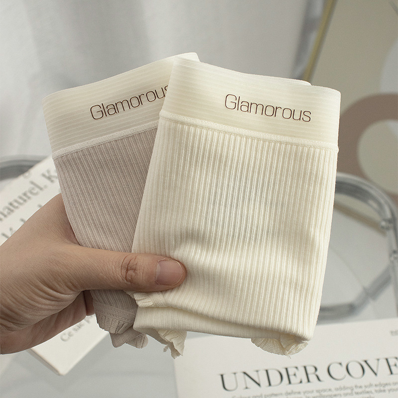 New 60-count Class A cotton underwear for girls pure cotton 5A antibacterial ladies summer thin 100% cotton crotch mid-waist bag