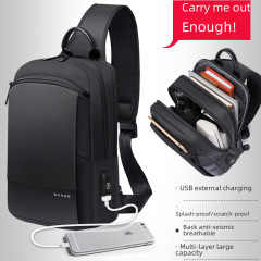 BANGE's new fashionable and casual Oxford cloth outdoor travel bag shoulder bag men's chest bag