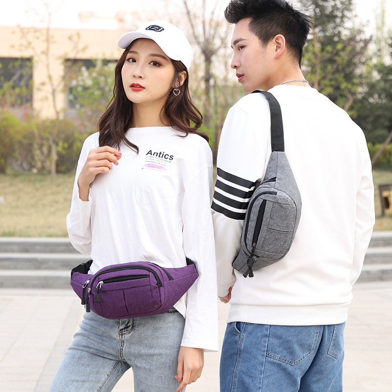 Waist bag for men and women, multifunctional, large-capacity, water-repellent, cashier business bag, wear-resistant, outdoor sports, mobile phone wallet