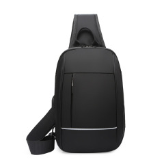 New men's chest bag, shoulder bag, men's bag, large capacity, multi-functional small backpack, fashionable Korean version, cool men's bag