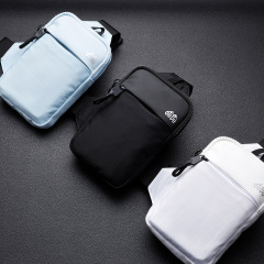 New men's shoulder crossbody bag mini waterproof mobile phone chest bag outdoor sports fitness bag women's waist bag