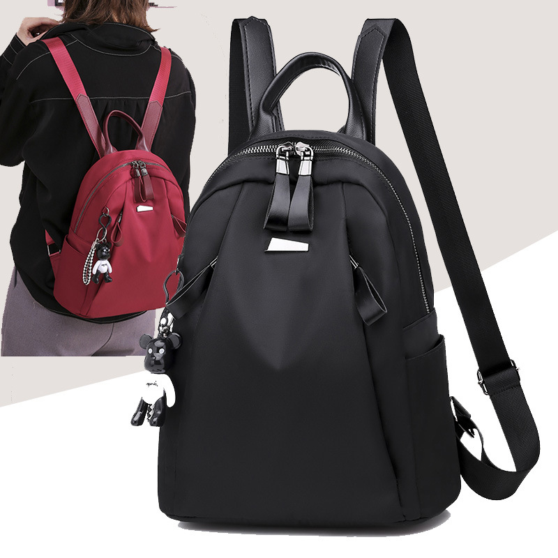 Backpack Women's High-end Lightweight Oxford Cloth School Bag Casual Travel Backpack Women's Fashion Backpack Women