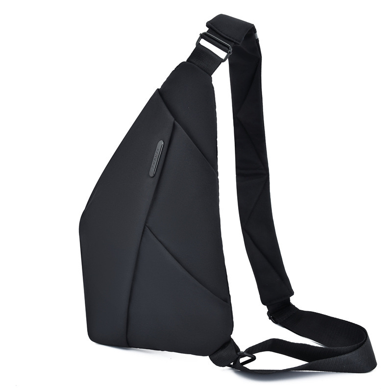 Digital Storage Bag Men's Oxford Cloth Chest Bag Crossbody Waist Bag Multifunctional Business Personal Shoulder Anti-Theft Bag Gun Bag