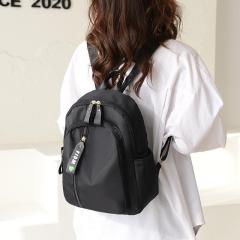 Oxford cloth backpack women's 2024 new Korean version casual versatile large capacity contrast color backpack shopping travel bag