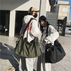 Korean version of ins new men's and women's large-capacity shoulder bag, simple outing luggage bag, sports and fitness bag