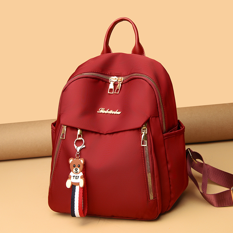 Women's backpack new trendy Oxford cloth backpack large capacity water-repellent travel shoulder bag student school bag