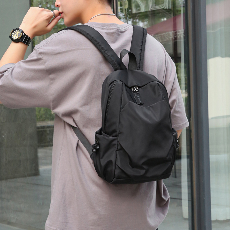 New Mini Backpack Men's Small Trendy Lightweight School Bag Simple Leisure Travel Small Small Backpack