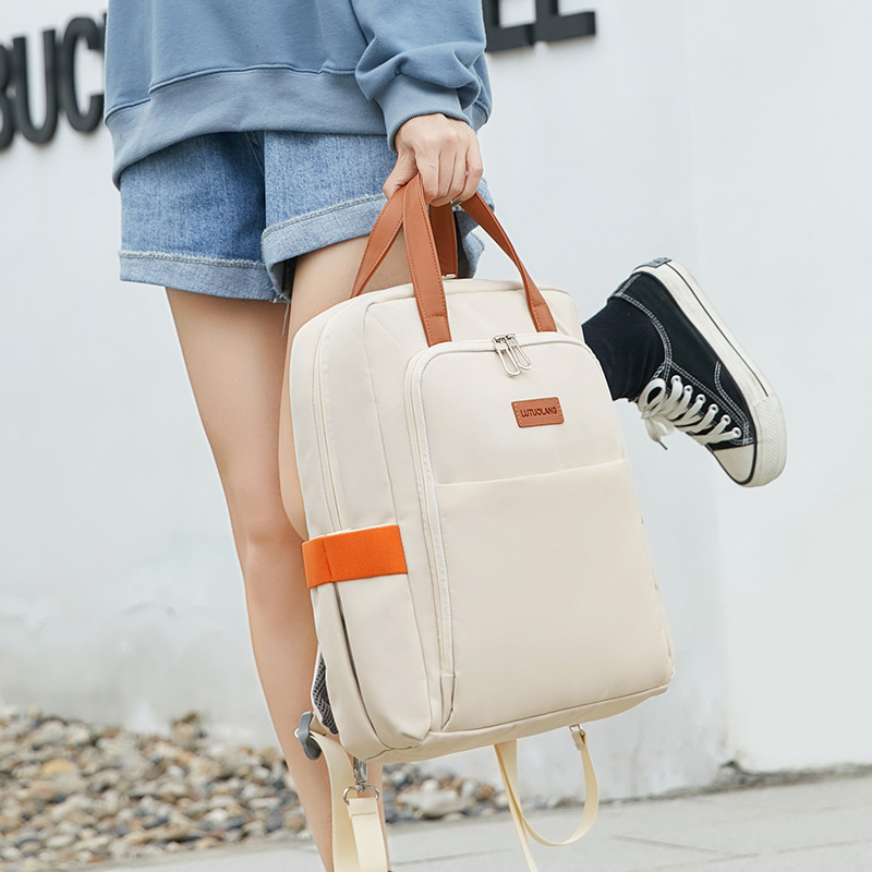 Women's backpack bag backpack computer bag business laptop bag female middle school student school bag