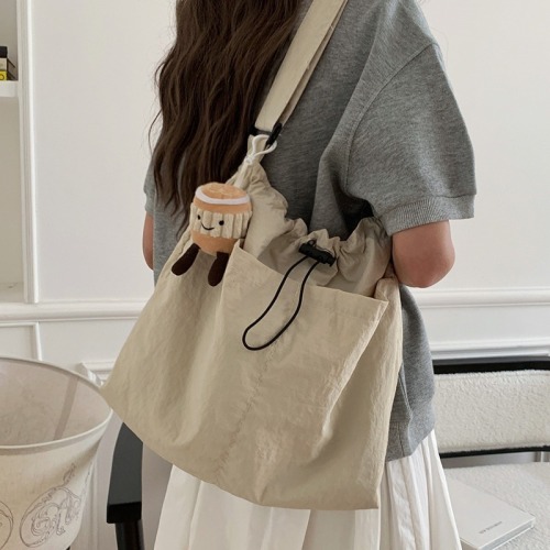 Casual large bag for women 2024 new fashion cloth bag shoulder bag large capacity tote bag class commuting crossbody bag