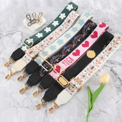 Bag strap shoulder strap replacement ethnic style widened bag strap shoulder strap adjustable crossbody