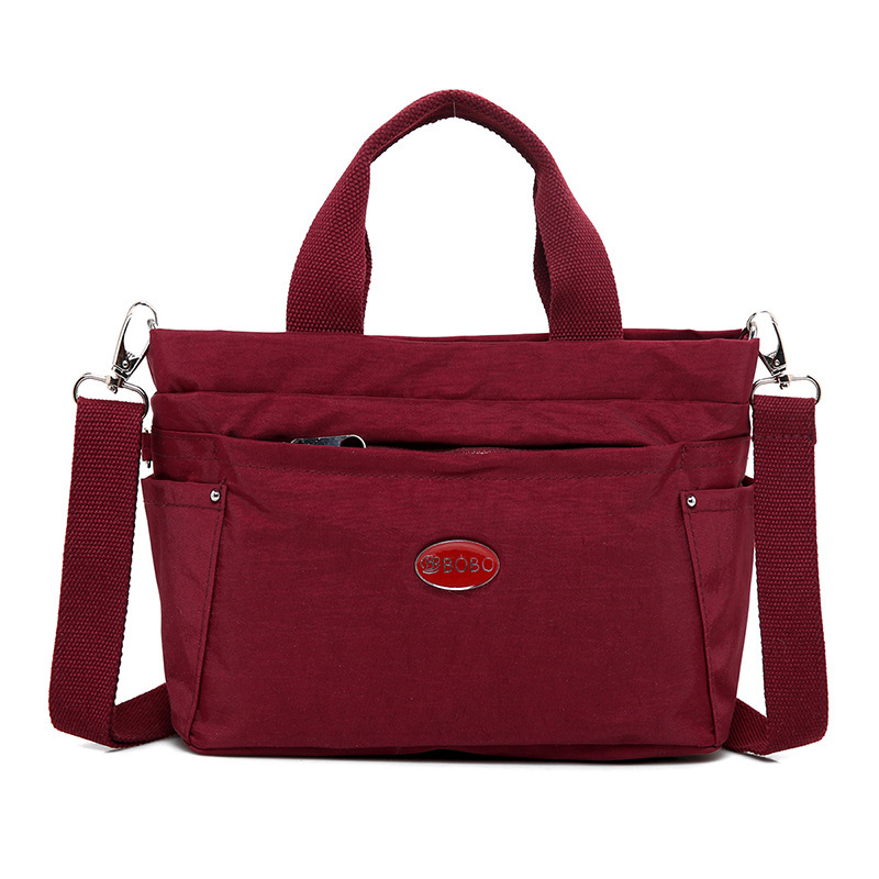 Spring new women's handbag, Korean style waterproof nylon bag, trendy shoulder bag, crossbody bag