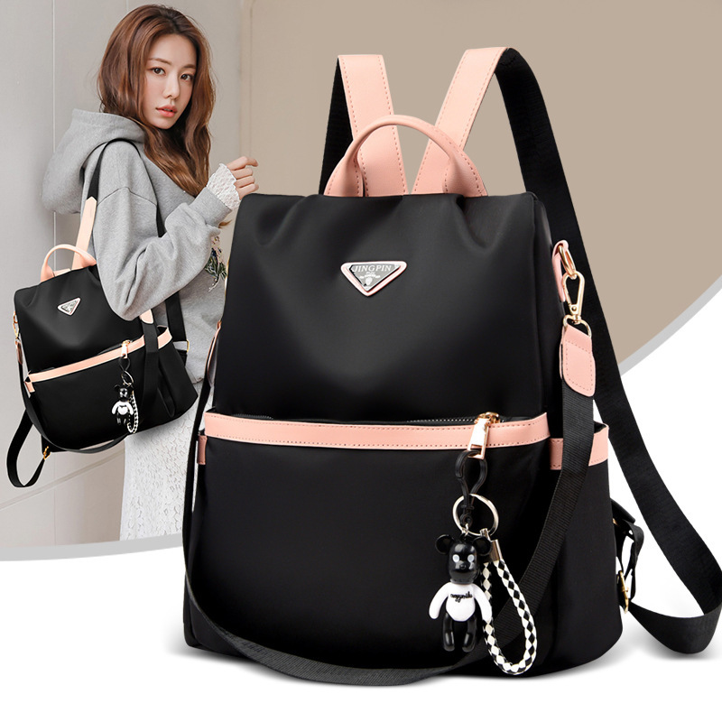 New Korean Oxford Cloth Backpack Girls Casual Fashion Trend Versatile Anti-Theft Travel Backpack