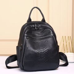 New women's bag leather backpack fashion mini bag genuine leather backpack