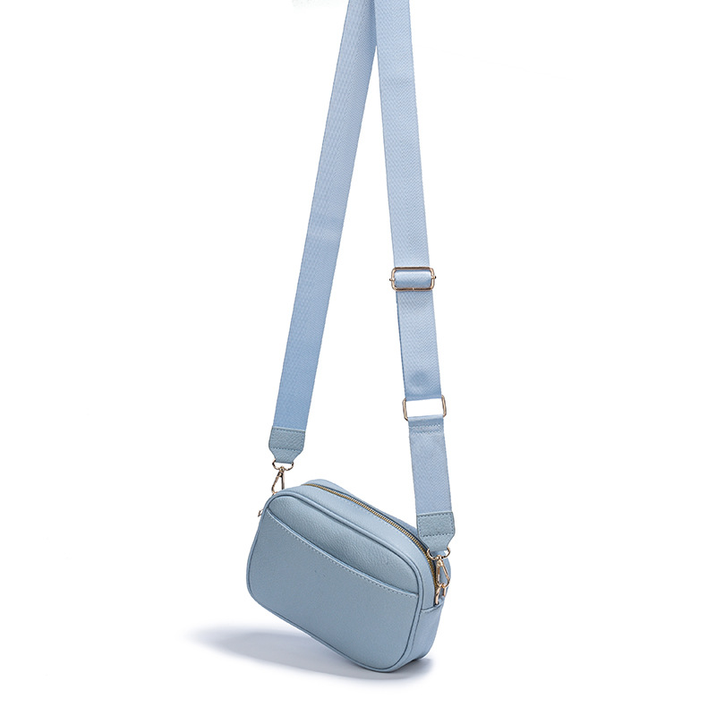 Trendy women's bags 2024 new cross-border foreign trade solid color PU crossbody bag women's small bag women's shoulder bag small square bag