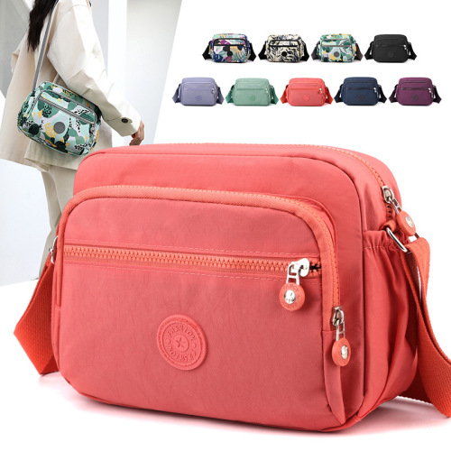 New Spring and Autumn Fashionable Nylon Cloth Shoulder Crossbody Casual Women's Bag Niche High-Looking Expanded Portable Bag