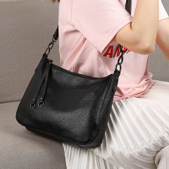 Foreign trade cross-border popular pure leather bag new fashion versatile genuine leather women's bag shoulder crossbody handheld crossbody bag