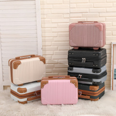 Cosmetic case suitcase 14-inch suitcase cosmetic bag gift box small box gift box Korean style travel suitcase