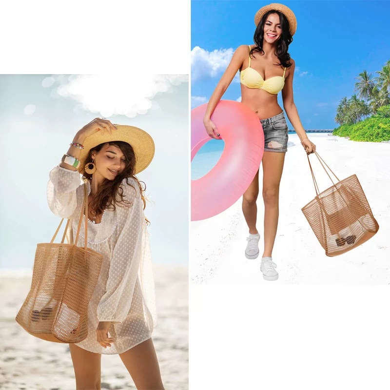 New Folding Handbag Women's Shoulder Bag Outdoor Travel Shopping Bag