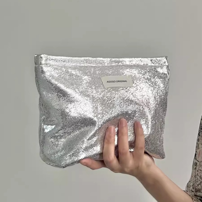 Explosive clutch bag original new cosmetic bag large capacity toiletry bag outing storage bag organizer bag simple and portable