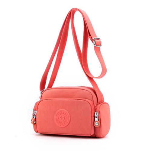 New shoulder bag for women, trendy versatile lightweight crossbody bag, fashionable solid color Korean style water repellent small bag