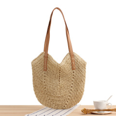 New style hand-woven bag, fashionable shoulder bag for women, paper braided bag, paper rope holiday beach bag, shoulder bag