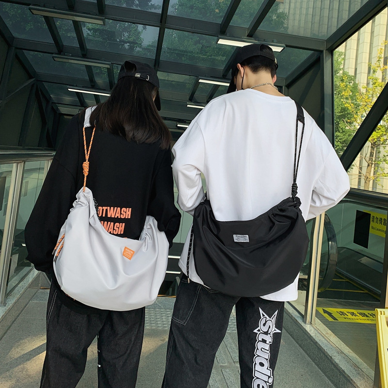 Men's bag new shoulder crossbody bag nylon sports large capacity travel men's backpack men's and women's shoulder bag