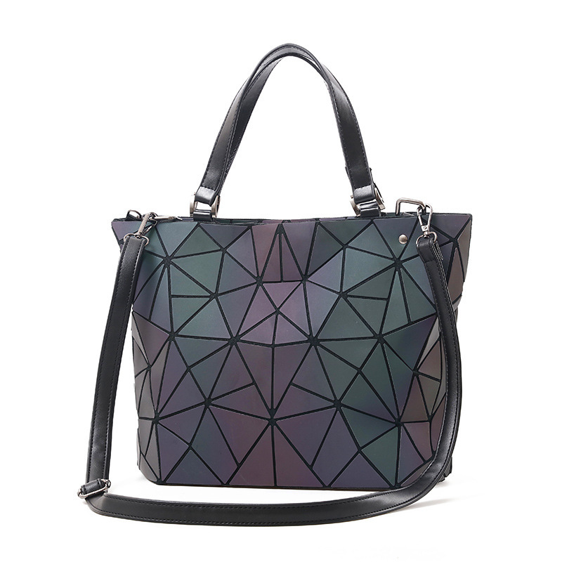 bags handbags women's 2024 new diamond shoulder crossbody bag Japanese and Korean fashion trend luminous color-changing commuter bag