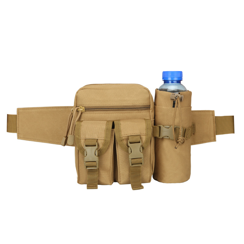 Sports waist bag, outdoor waterproof water bottle waist bag, outdoor waist bag