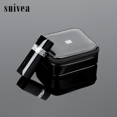 2024 New Cosmetic Case Mini Storage Lipstick Bag High-end Patent Belt Cosmetic Mirror Small Box Cosmetic Women's Bag
