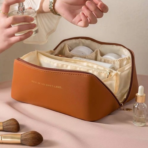 pu cosmetic bag storage cosmetics large capacity toiletry bag travel portable internet celebrity pillow bag storage bag storage bag