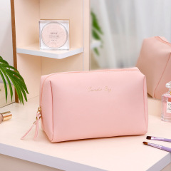 Leather cosmetic bag wholesale women's cosmetic washable storage bag large capacity waterproof cosmetic storage bag