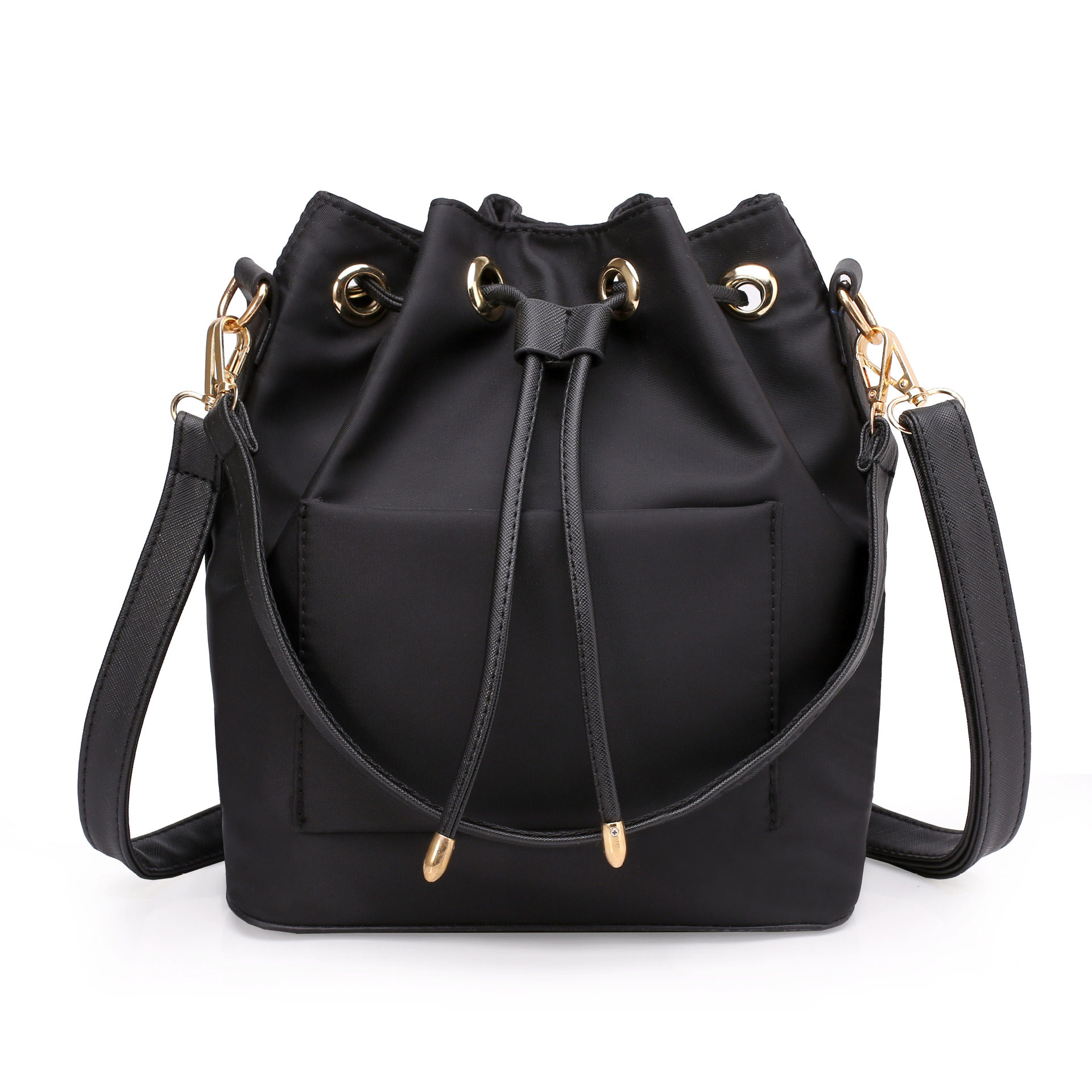 Korean style handbag, simple women's versatile large capacity fashionable shoulder crossbody bag, fashionable daily commuting bucket bag