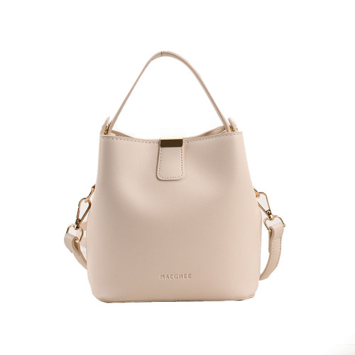 Korean style fashionable small handbag for women, new simple bucket bag, versatile shoulder crossbody bag