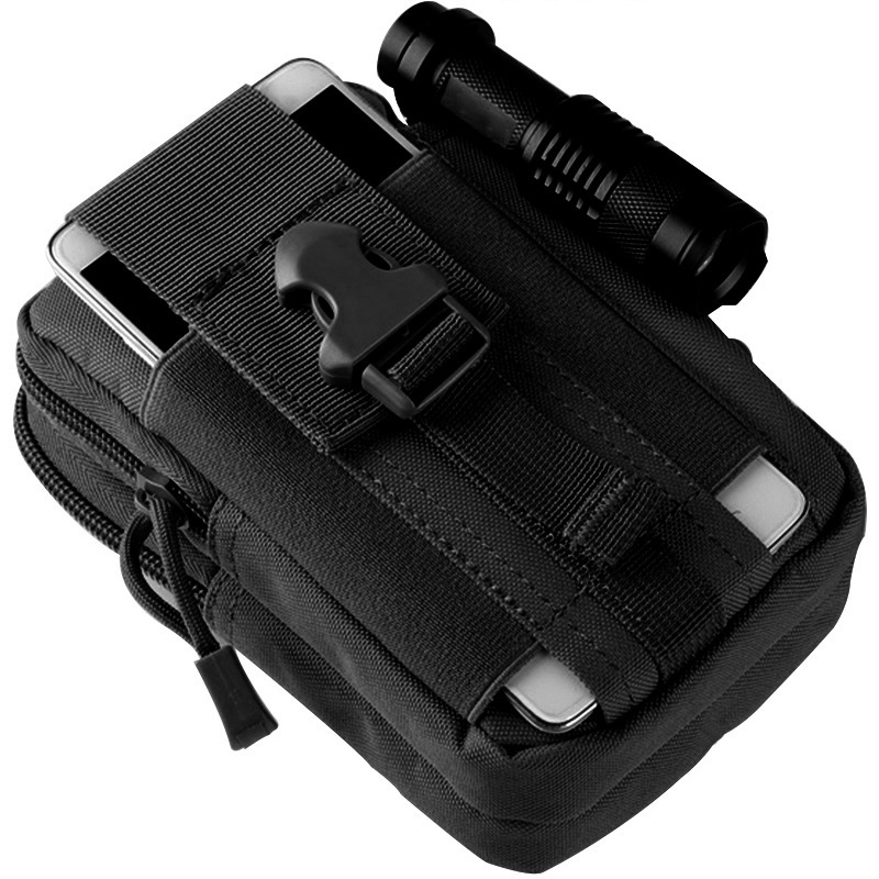 Outdoor tactical belt bag thunder belt bag waterproof camouflage hanging bag molle multifunctional mobile phone bag