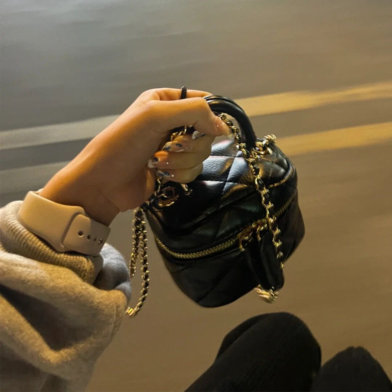 High-end mini diamond chain small bag women's bag new trendy fashion texture niche single shoulder crossbody bag