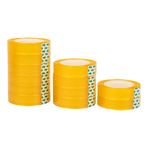 Transparent tape small roll 12 18mm wide office student stationery tape for gift packaging whole box wholesale