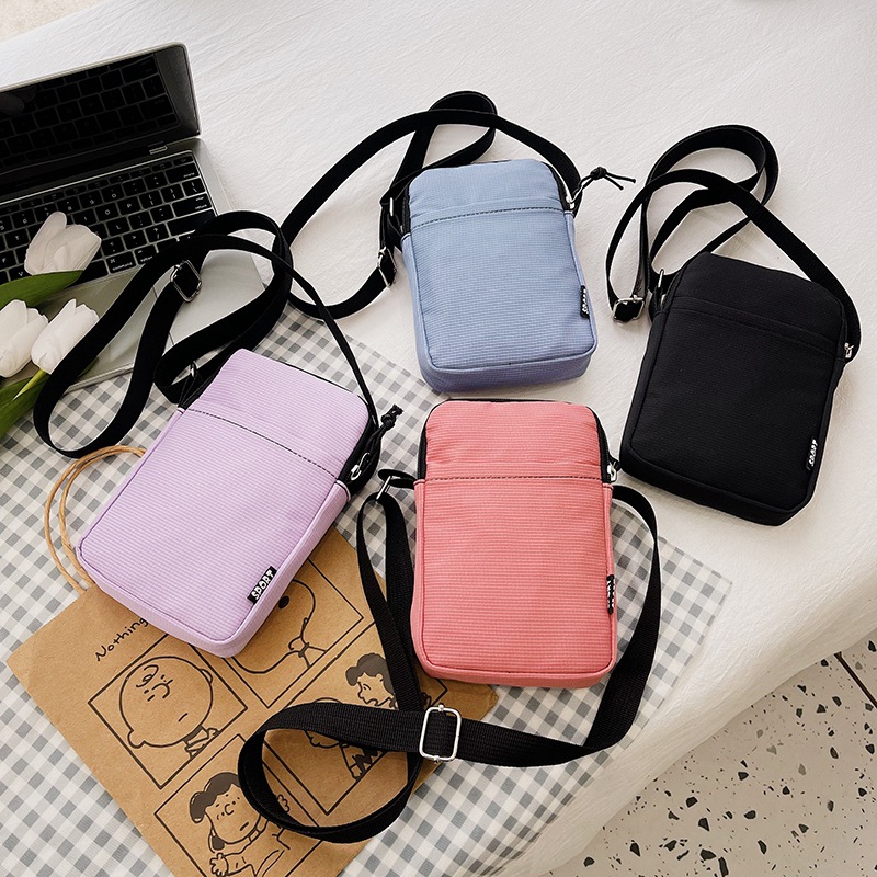 New large-screen mobile phone bag, women's shoulder crossbody bag, coin purse, Oxford cloth bag, wrist bag, mother bag, dancing arm bag