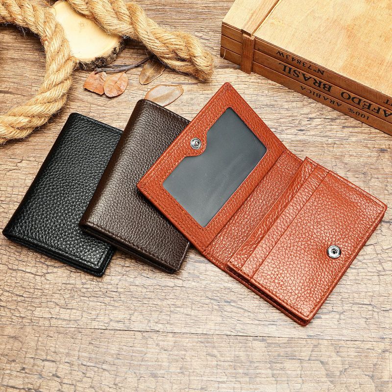 Marunte genuine leather pickup bag, compact document bag, portable high-end niche genuine leather men's and women's pickup bag wallet