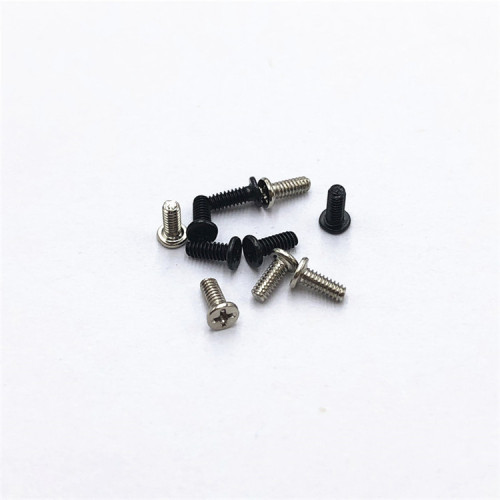 Wholesale M1.5 cross flat head machine thread machine thread flat tail screw thin head flat head screw CM1.5*2/2.5/3/