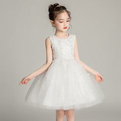 Children's dress, princess dress, small and medium children's clothing, girls' puffy mesh skirt, kindergarten performance clothing, summer vest
