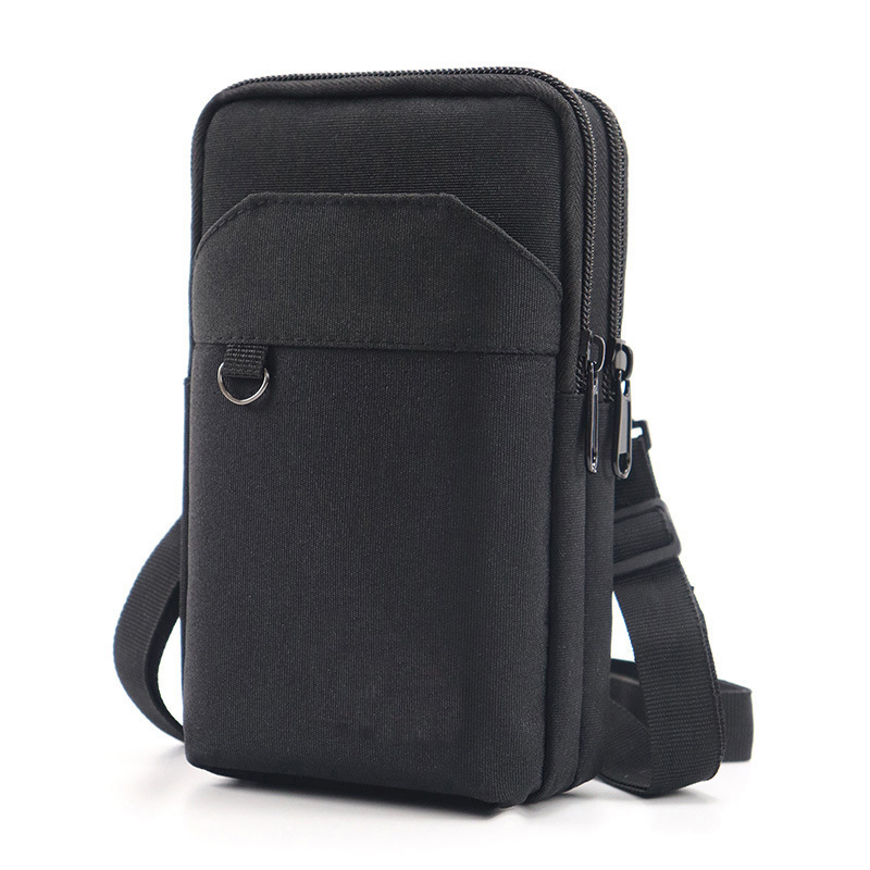 Mobile phone bag men's waist bag outdoor multi-functional belt vertical sports running mobile phone bag crossbody bag