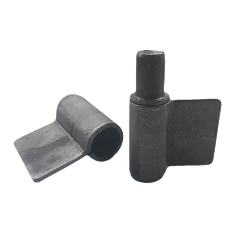 Detachable hinge, thickened electric welded hinge, heavy-duty flag-shaped hinge, rental house iron door shaft lotus leaf