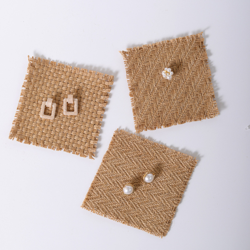 Linen mat photo props ins jewelry shooting props decoration jewelry internet celebrity shooting background cloth