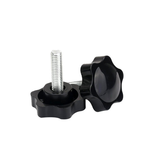 38 plum blossom handle star-shaped rubber-coated screw M6M8M10 rubber head handle screw knob can be environmentally friendly m5