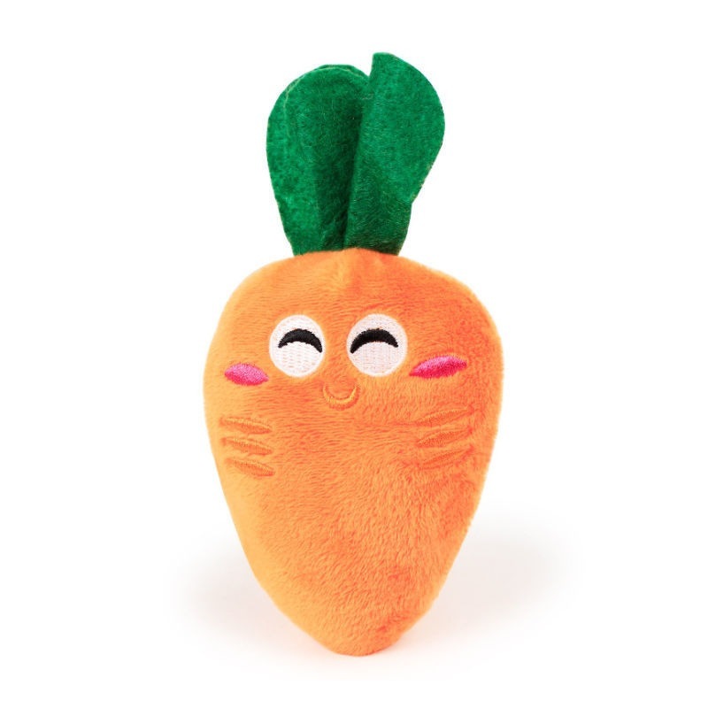 Dog plush toy carrot sounding pet toy puppy small dog teddy cat chewable teething toy