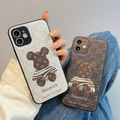 Violent bear suitable for iphone15 mobile phone case 14promax trendy brand 13 apple 14pro fashion 8 protective cover 11