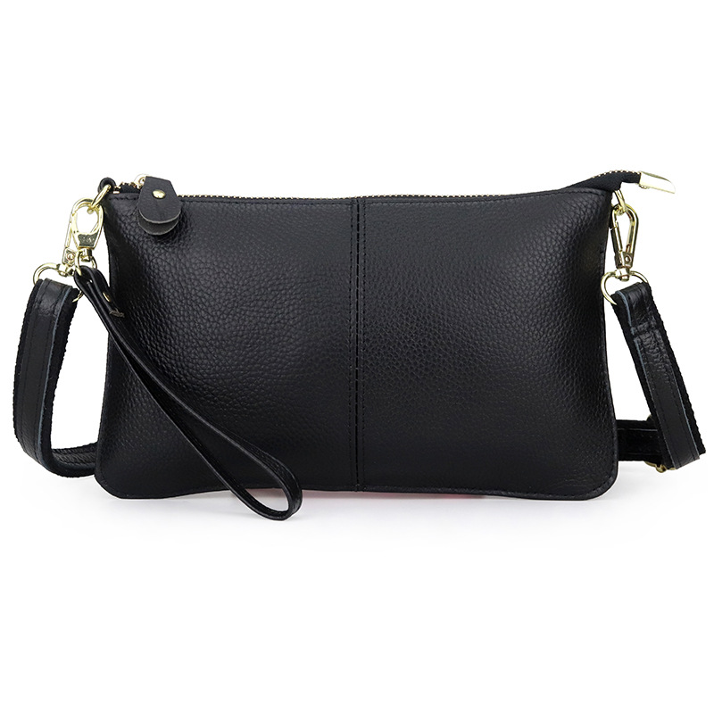 Cross-border fashion women's bag full-grain cowhide women's shoulder crossbody bag genuine leather clutch bag for women