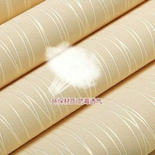 Self-adhesive wallpaper non-woven thickened wallpaper sticker bedroom living room TV background wall hotel plain solid color