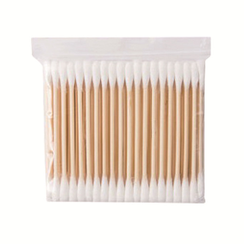 Disposable cotton swabs, double-ended cosmetic cotton swabs, cotton swabs, disposable consumables, cotton swabs in bags, 200 pieces, manufacturer wholesale