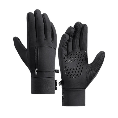 Autumn and winter men's warm outdoor cycling gloves touch screen windproof women's ski sports gloves wholesale